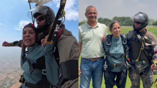 Foot skydive